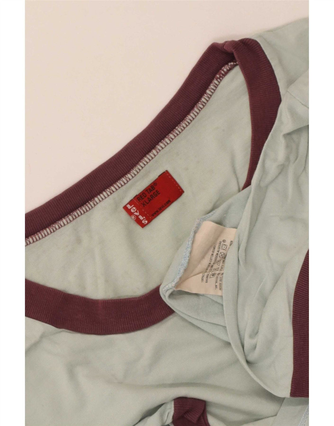 Levi's Herren Grafik-T-Shirt-Oberteil XL aus blauer Baumwolle