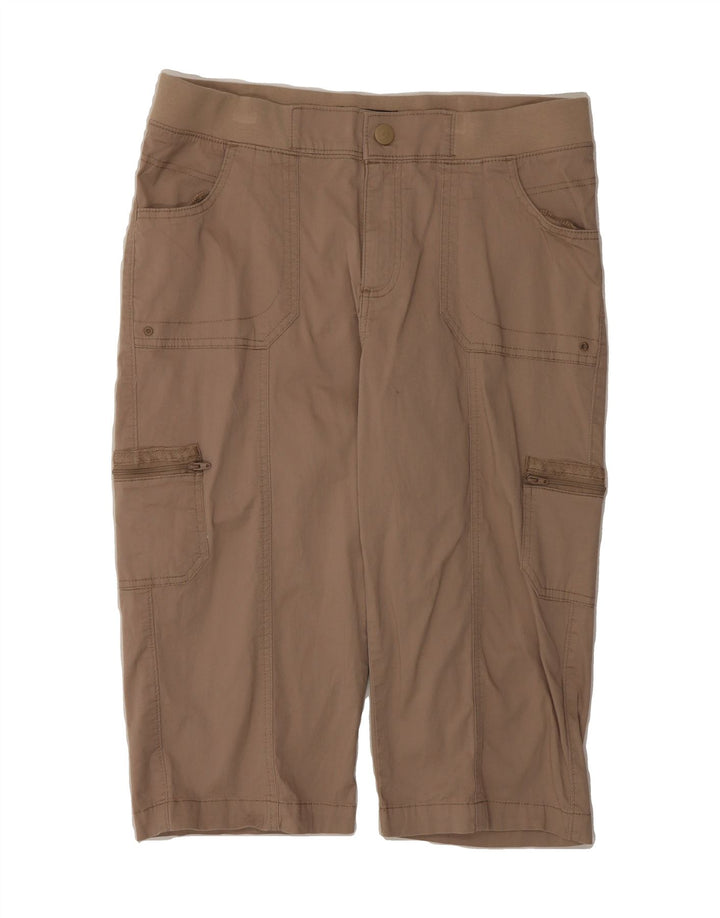 LEE Womens Cargo Bermuda Shorts US 12 Large W32 Brown Cotton Vintage Lee and Second-Hand Lee from Messina Hembry 