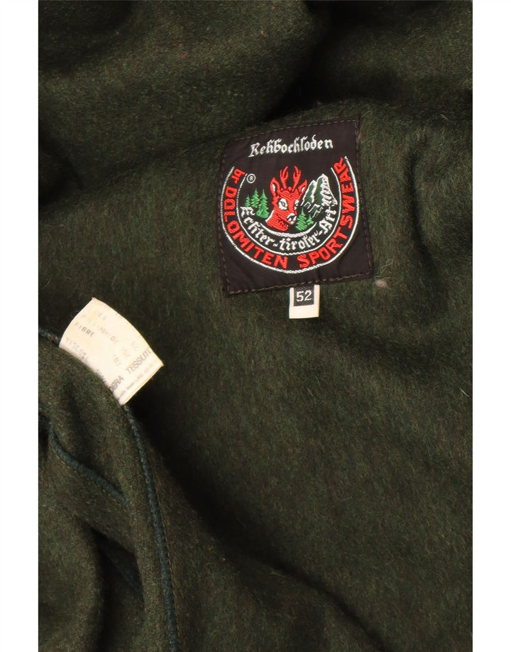 Dolomiten Herren Mantel IT 52 XL Grüne Wolle