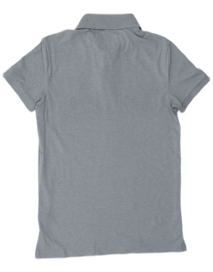 HOLLISTER Herren-Poloshirt, kleine blaue Baumwolle