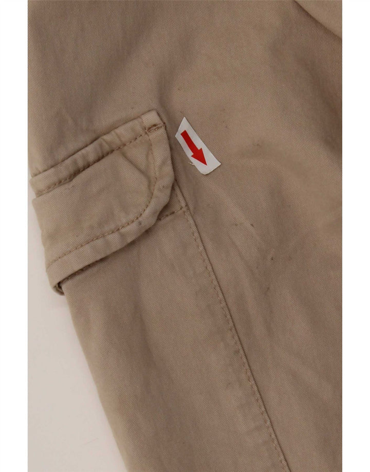 Zara Herren-Jogginghose, Cargohose, Größe M, W31, L27, Grau, Baumwolle