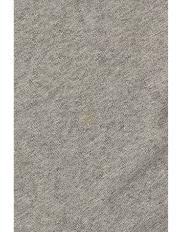 Levi's Damen Grafik-Sweatshirt-Pullover UK 14 Mittelgrau gefleckte Baumwolle