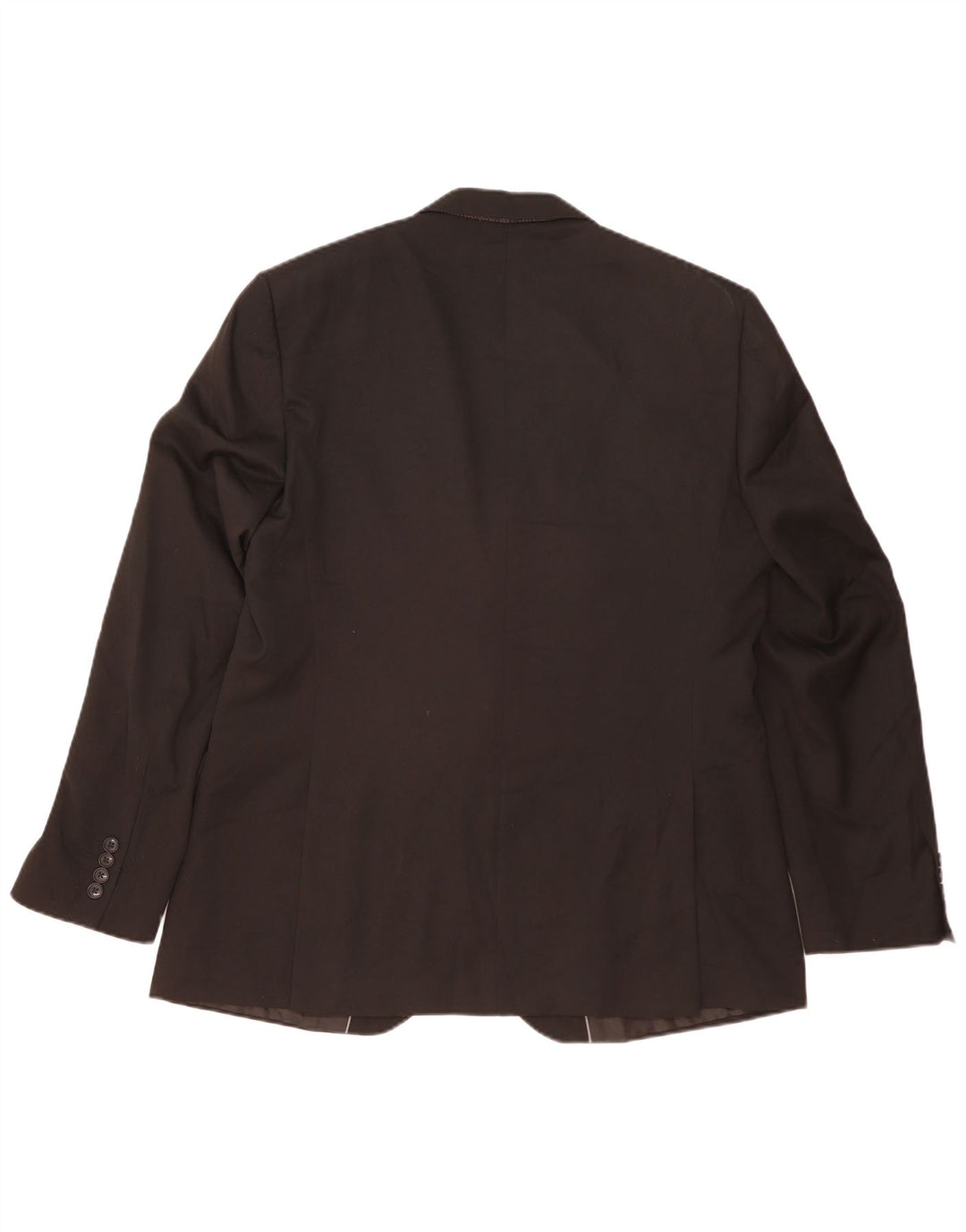 Marks & Spencer Herren-Blazer mit 2 Knöpfen, UK 44, XL, Schwarz, Polyester