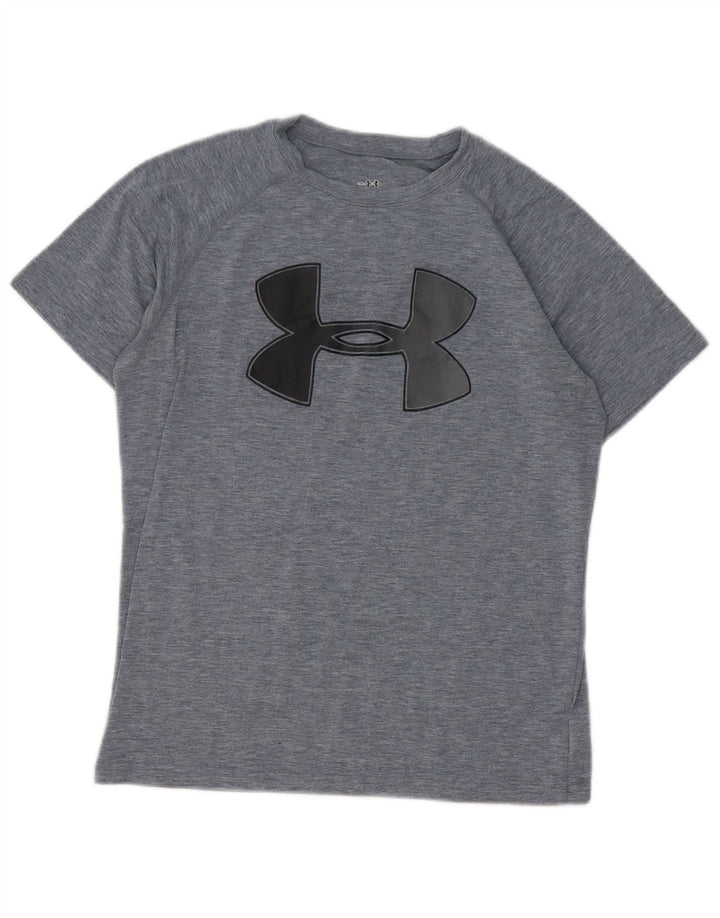 Under Armour Jungen-T-Shirt mit Grafik, 9–10 Jahre, mittelgrau meliert