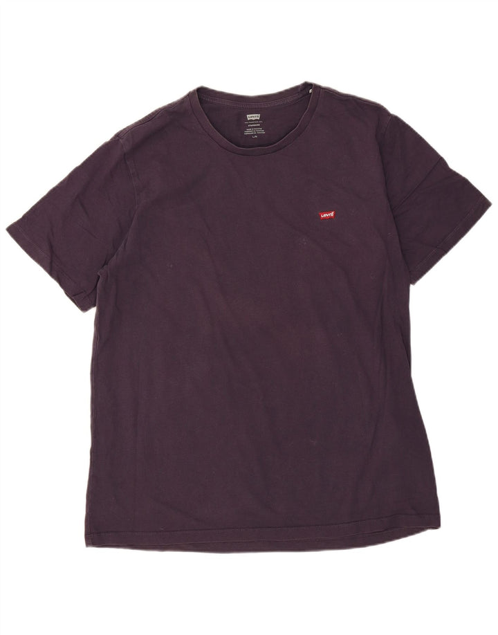 Levi's Herren-T-Shirt mit Standard-Passform, groß, marineblau, Baumwolle