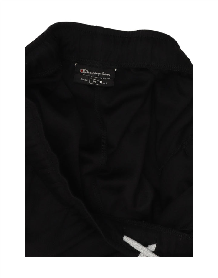 CHAMPION Mens Sport Shorts Medium  Black Polyester Vintage Champion and Second-Hand Champion from Messina Hembry 