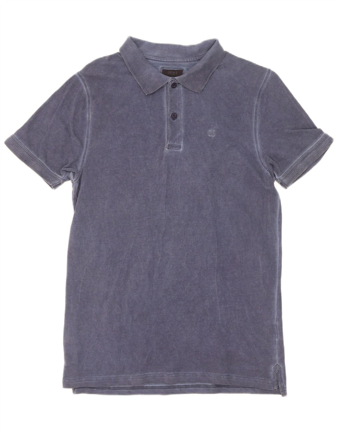 Liu Jo Herren-Poloshirt, klein, marineblau, Baumwolle