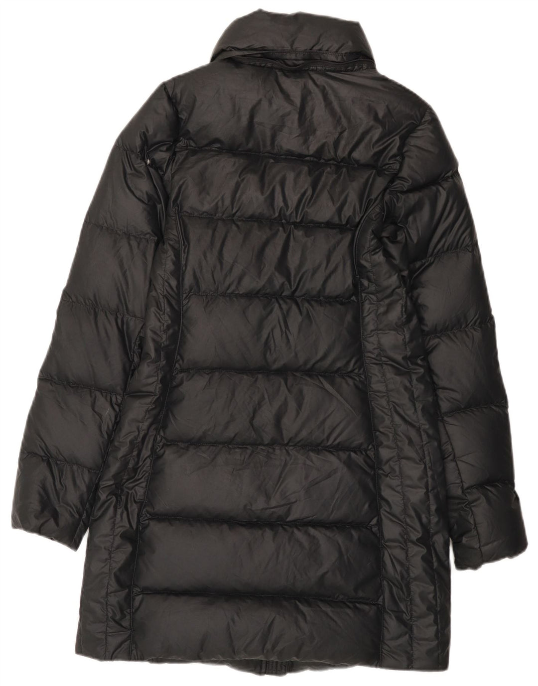 Nike Damen gepolsterter Mantel UK 6 XS Schwarz Polyester