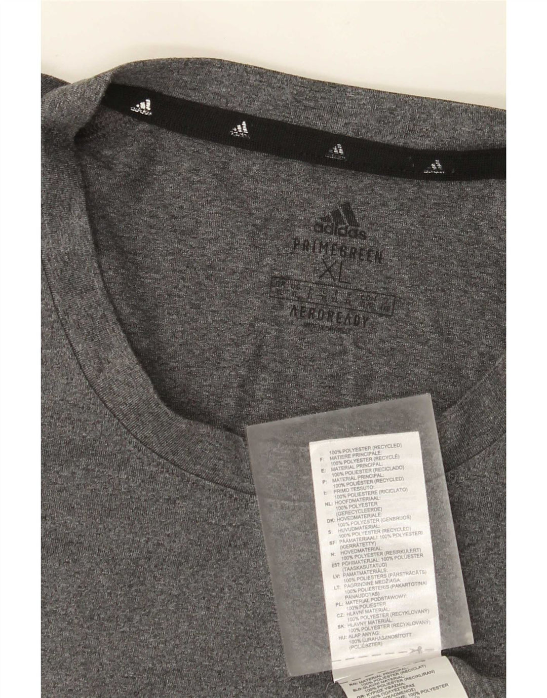 Adidas Herren Aeroready T-Shirt Top XL Grau Polyester