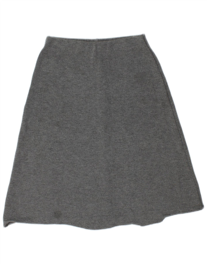Zara Damen-A-Linien-Rock, Größe S, W28, Grau, Polyester