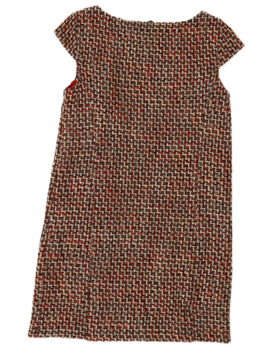 Benetton Damen-Etuikleid, Gr. 44, groß, mehrfarbig, kariert, Acryl