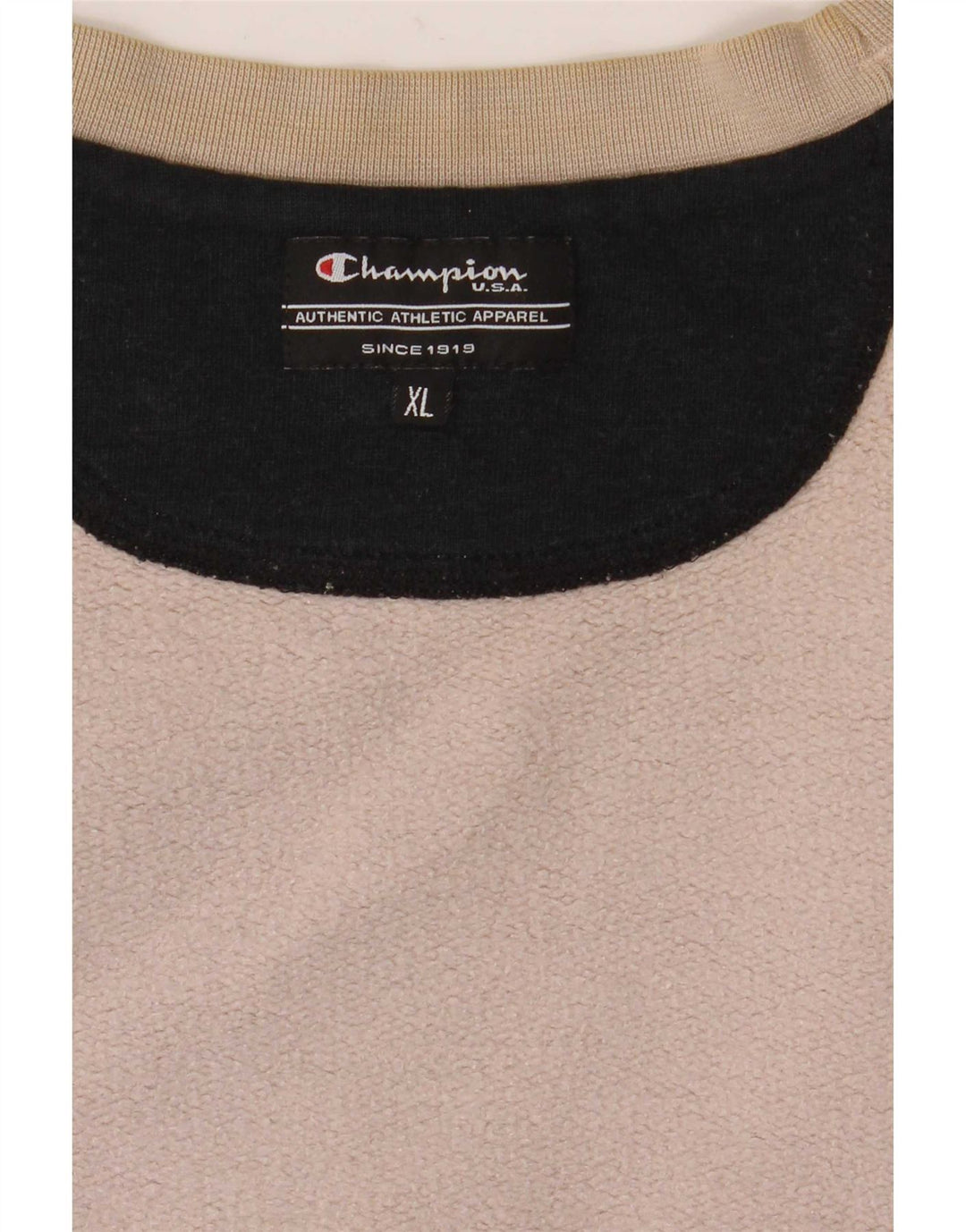 Champion Herren Grafik-Sweatshirt-Pullover XL Beige