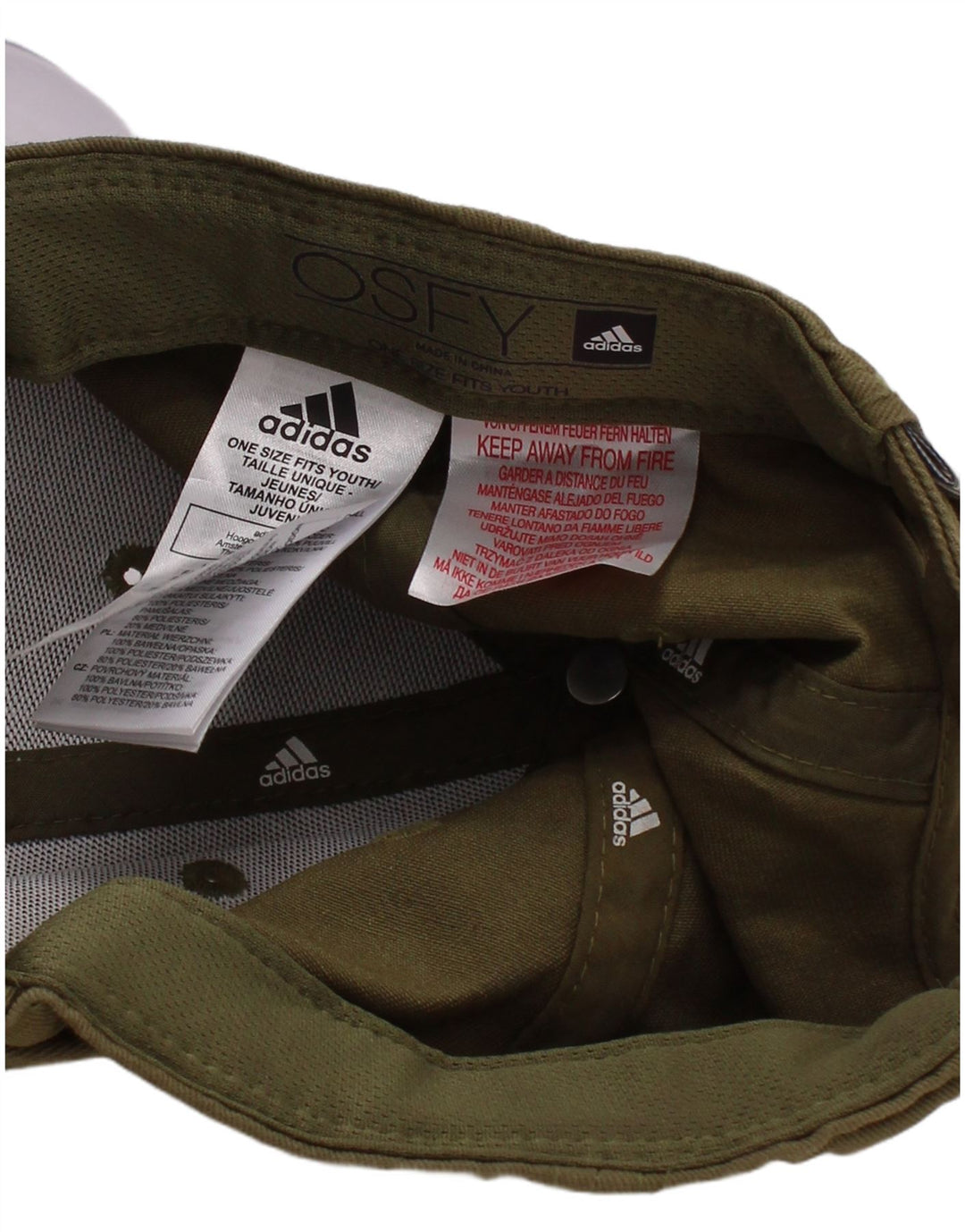 NIKE Jungen Baseballkappe mit Grafik, Einheitsgröße, Khaki, Polyester, Sport