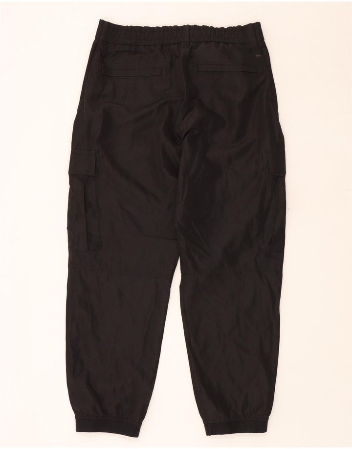 Hugo Boss Herren Jogger Cargohose W34 L30 Schwarz Polyester