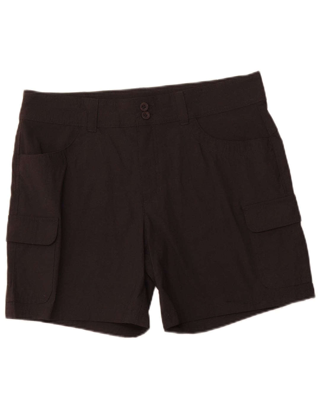 EDDIE BAUER Damen Cargoshorts US 12 Large W34 Schwarz