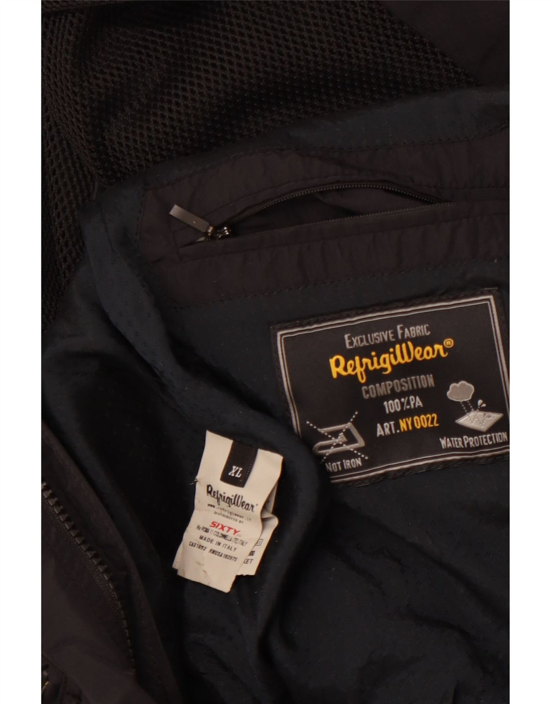 Refrigiwear Damen Bomberjacke UK 18 XL Schwarz Polyamid