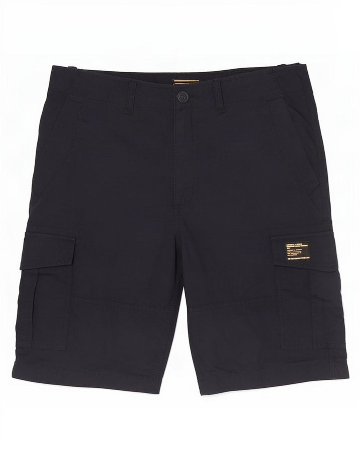 Superdry Herren Cargoshorts W32 Medium Marineblau Baumwolle