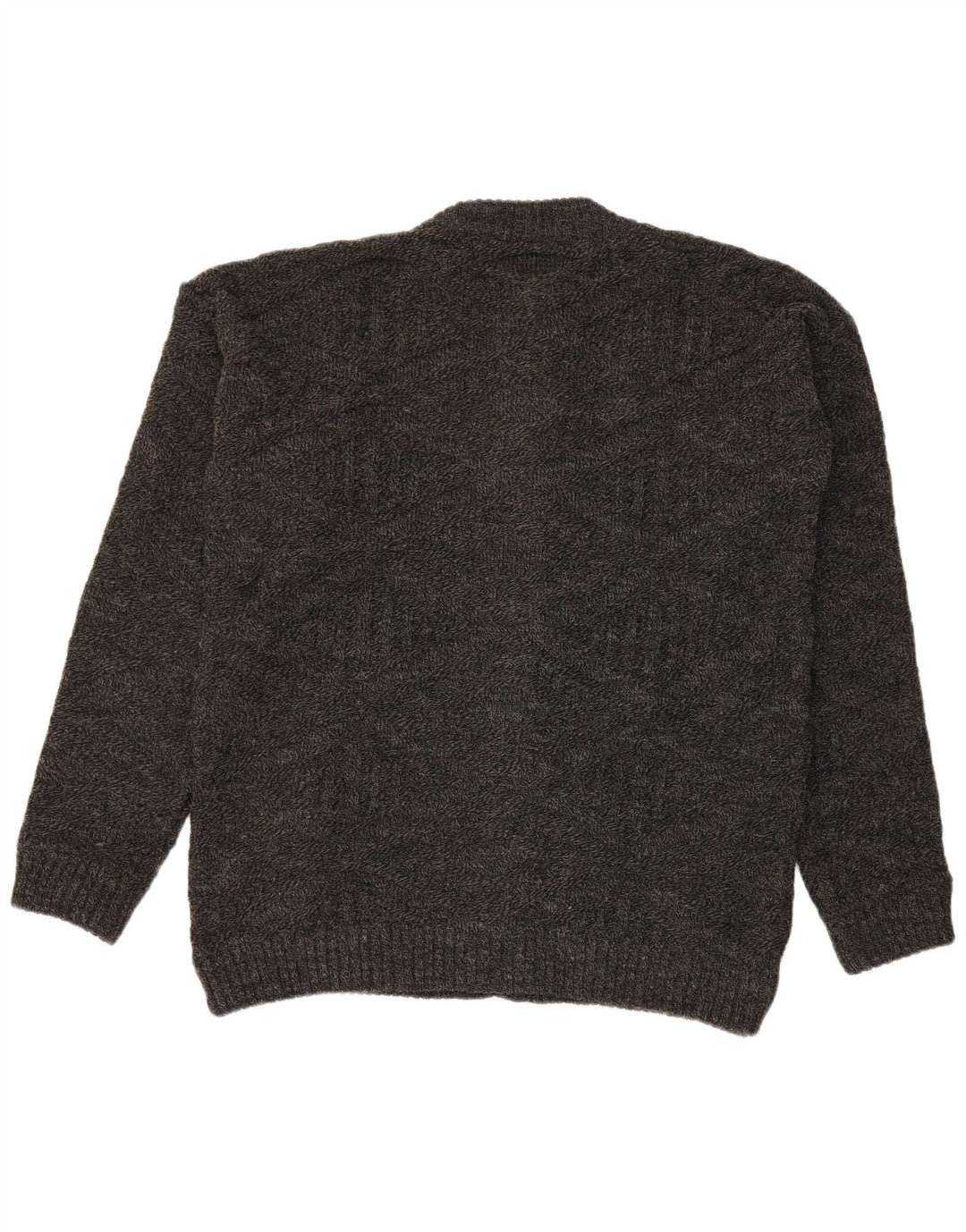 Nanuk Herren Strickjacke 2XL Grau geflecktes Acryl