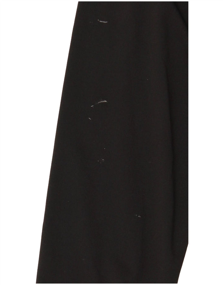 FILA Damen-Trainingsanzug-Top-Jacke, UK 16, groß, schwarzes Farbblock-Polyester