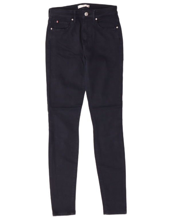 Tommy Hilfiger Damen Como Skinny Jeans W27 L30 Marineblau Baumwolle