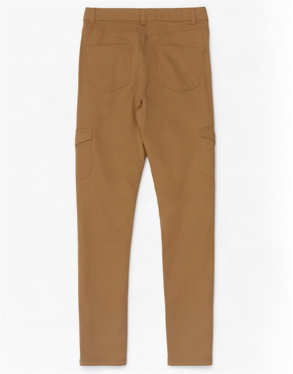 M&Co Damen Skinny Cargohose UK 8 Small W26 L28 Beige Baumwolle