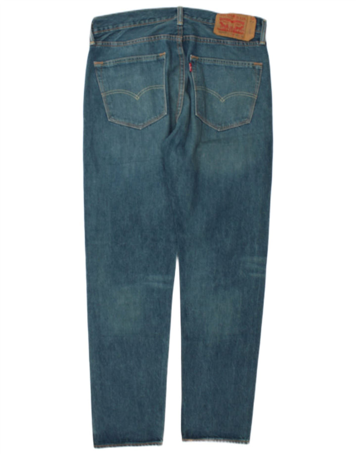 Levi's Herren 501 Straight Jeans W32 L32 Blaue Baumwolle