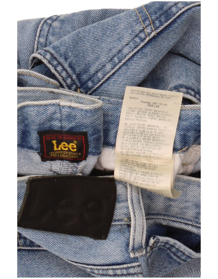 Lee Herren Tapered Jeans W34 L27 Blaue Baumwolle