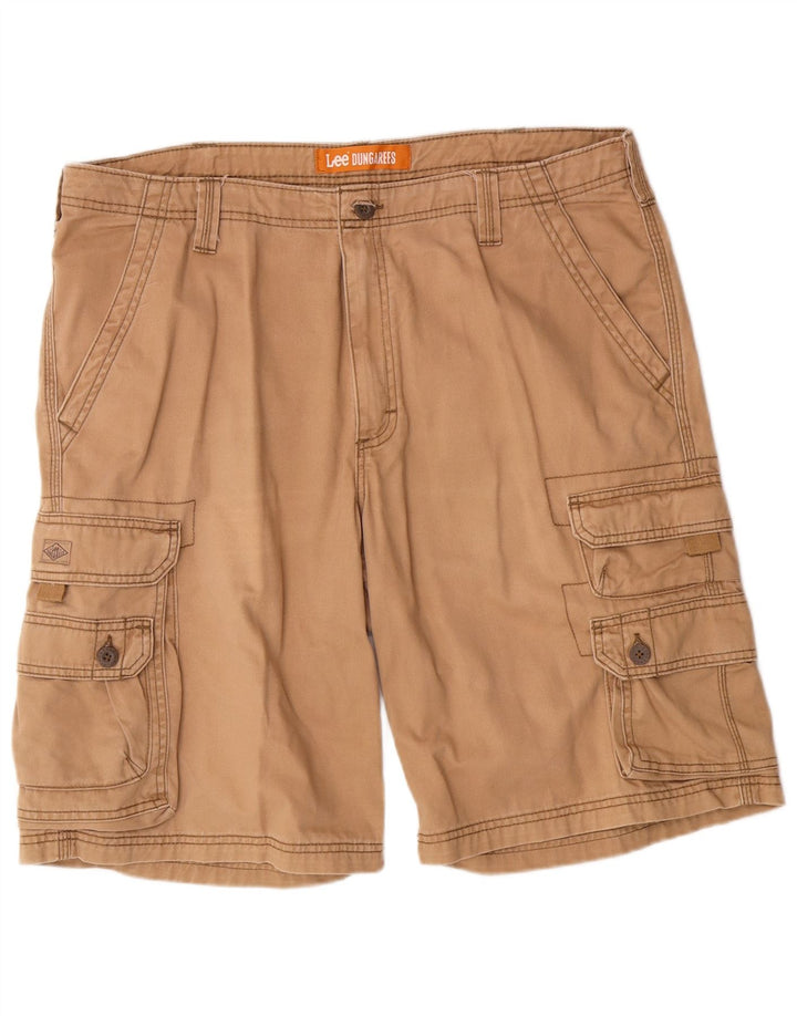 Lee Herren Cargoshorts W38 XL Beige Baumwolle