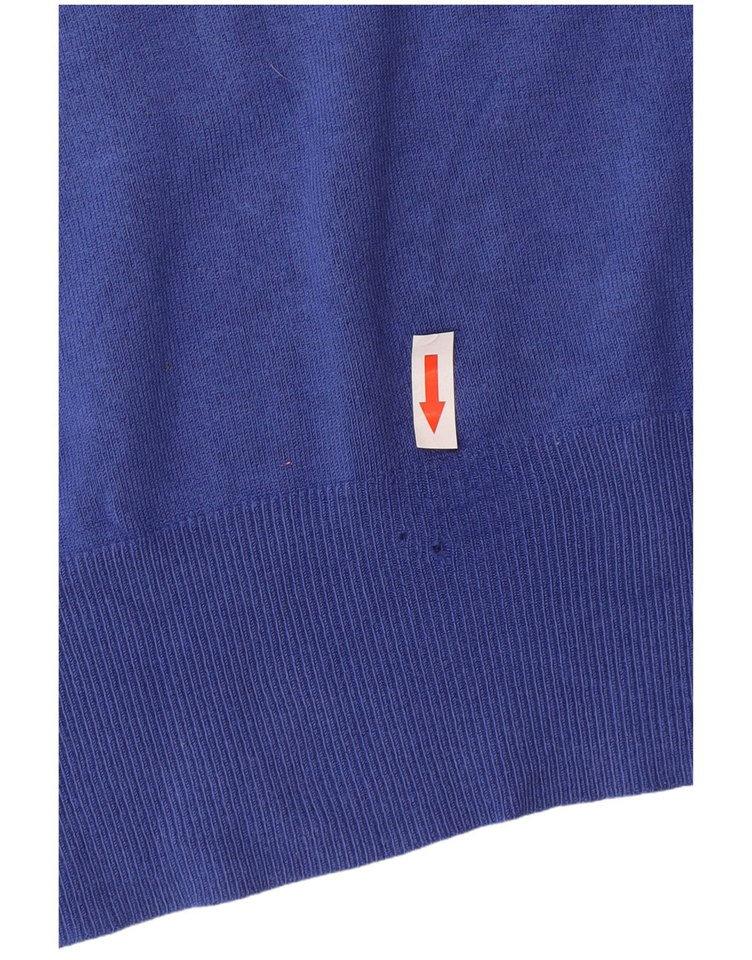 Marks & Spencer Damen-Pullover mit V-Ausschnitt, UK 16, Größe L, Blau, Polyamid