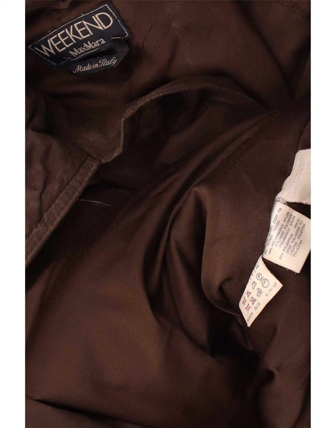Max Mara – Übergroße Parka-Jacke mit Kapuze für Damen, Gr. 8, Braun