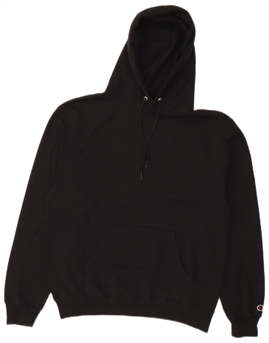 Champion Herren-Kapuzenpullover aus mittelschwarzer Baumwolle