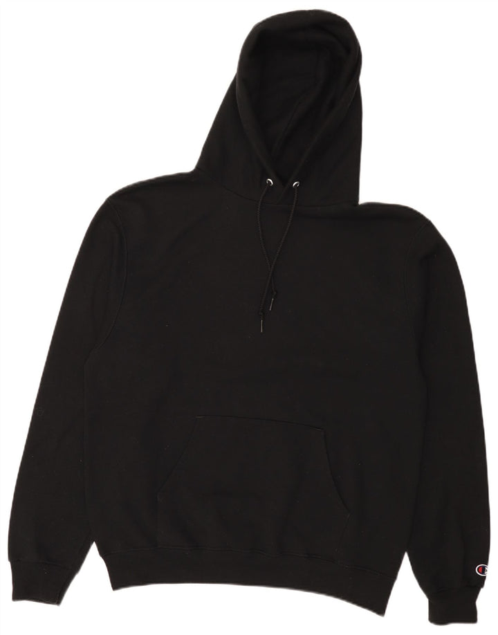 Champion Herren-Kapuzenpullover aus mittelschwarzer Baumwolle