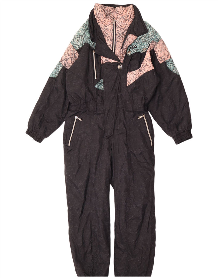 Fila Damen Skioverall IT 48 XL Schwarz Farbblock