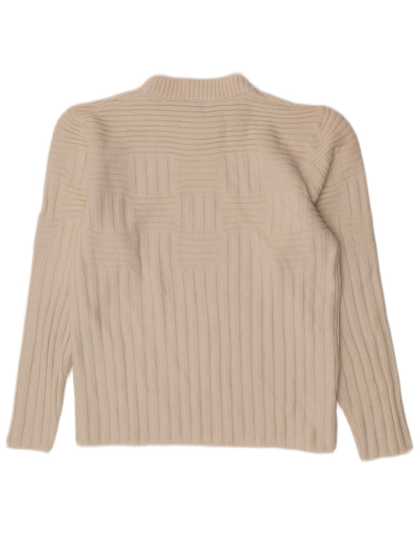 Bikkembergs Damen-Pullover mit Rundhalsausschnitt, UK 12, mittelgrau
