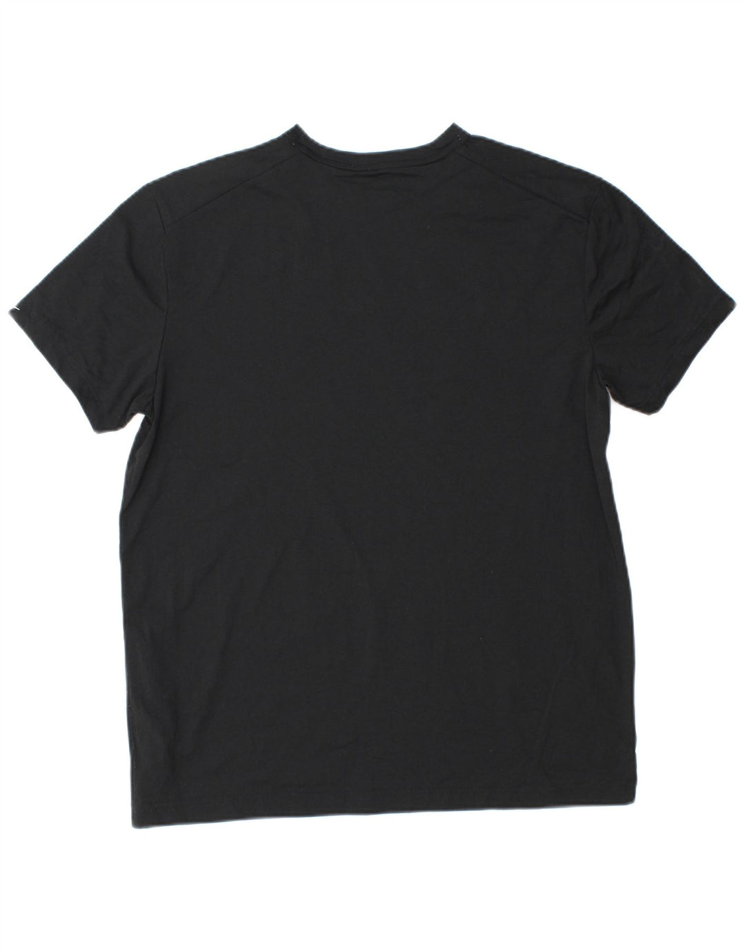 NIKE Herren Dri Fit Graphic T-Shirt Top Mittelschwarzes Polyester