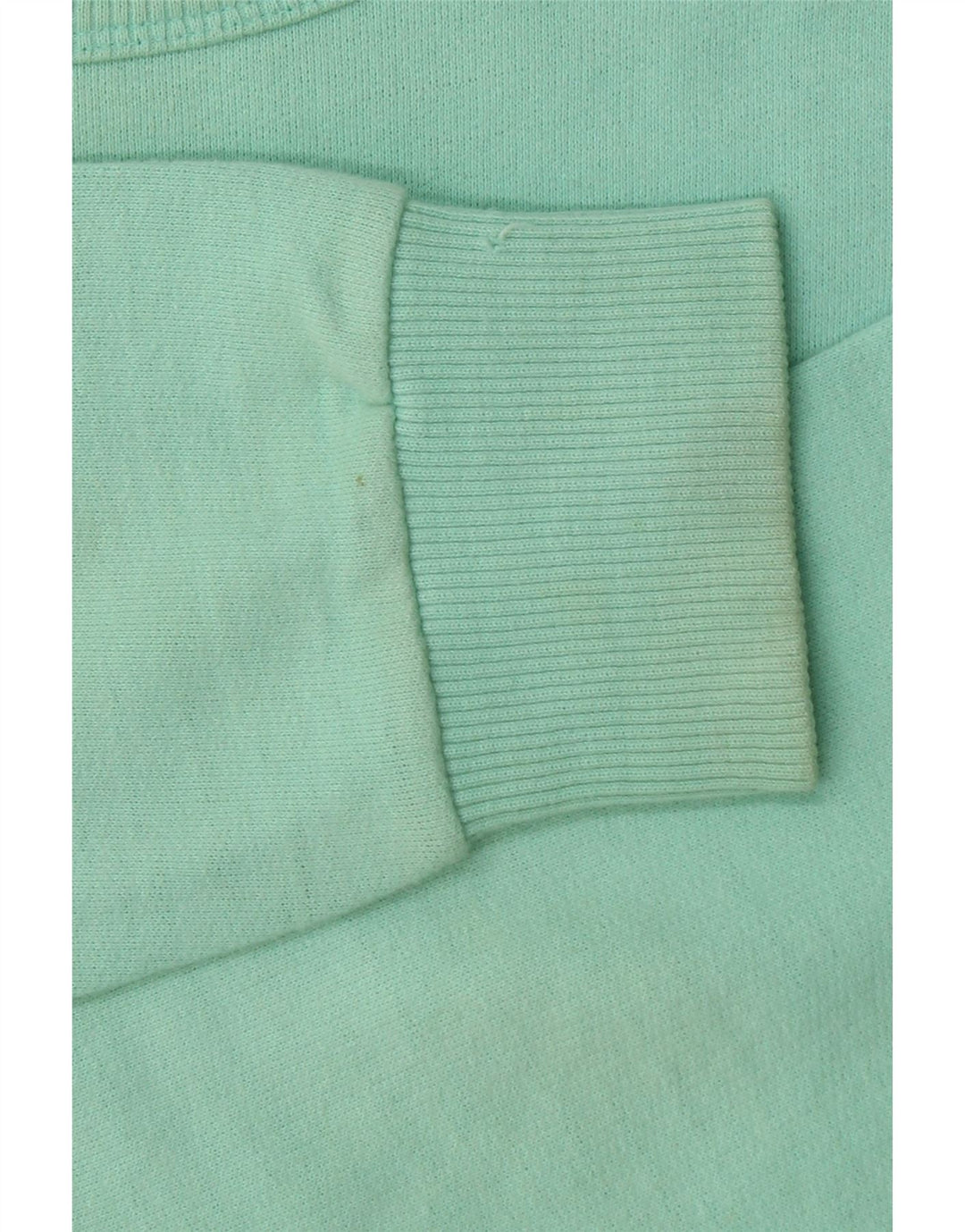 VINTAGE Damen Sweatshirt Pullover IT 42/44 Mitteltürkis Baumwolle