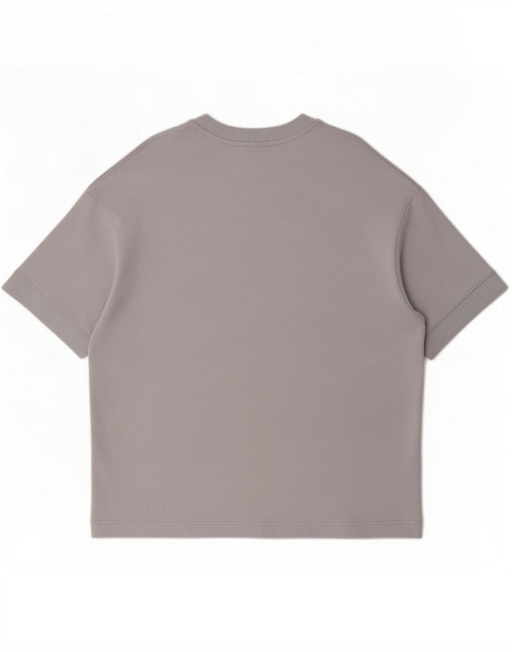 Zara Herren T-Shirt Top Medium Lila Baumwolle