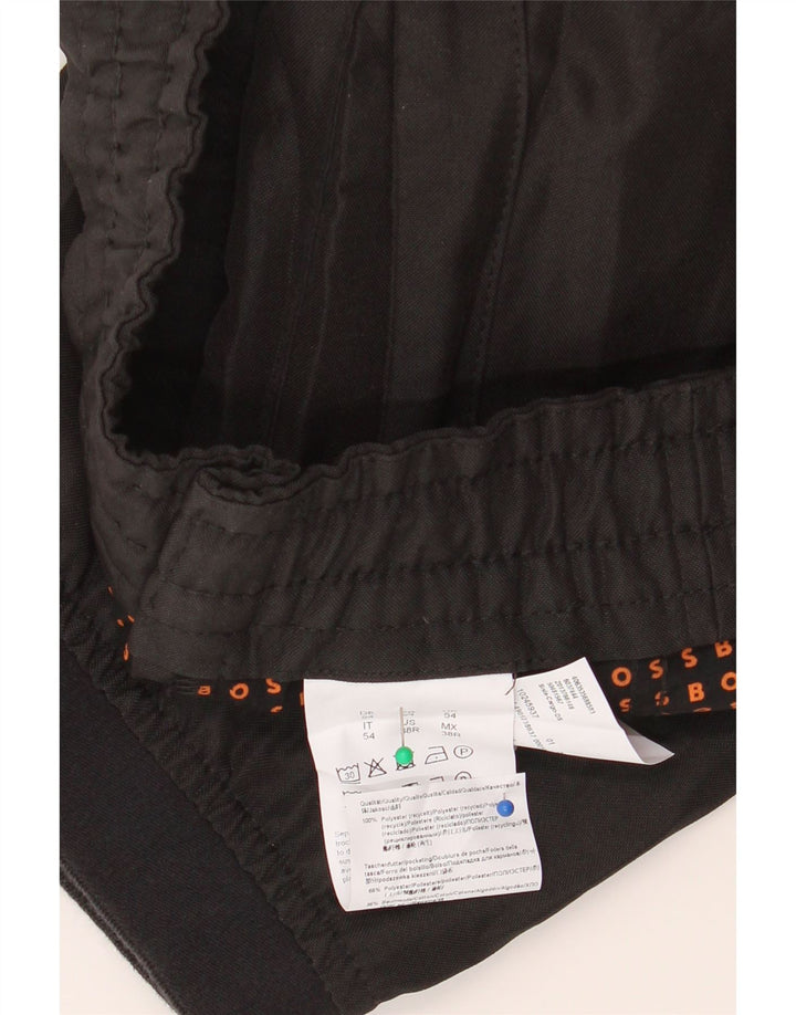 Hugo Boss Herren Jogger Cargohose W34 L30 Schwarz Polyester