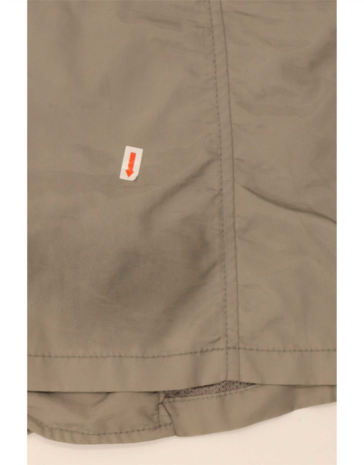 Geox Herren-Utility-Jacke mit Kapuze, UK 42, XL, Grau, Polyamid