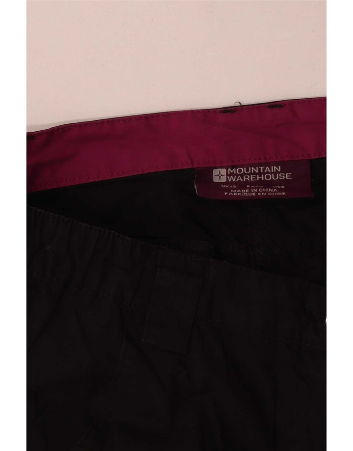 Mountain Warehouse Damen-Cargohose, UK 12, M, W34, L31, Schwarz