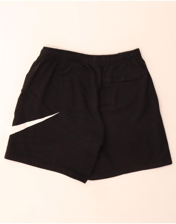 NIKE Herren-Sportshorts mit Grafik, groß, aus schwarzer Baumwolle