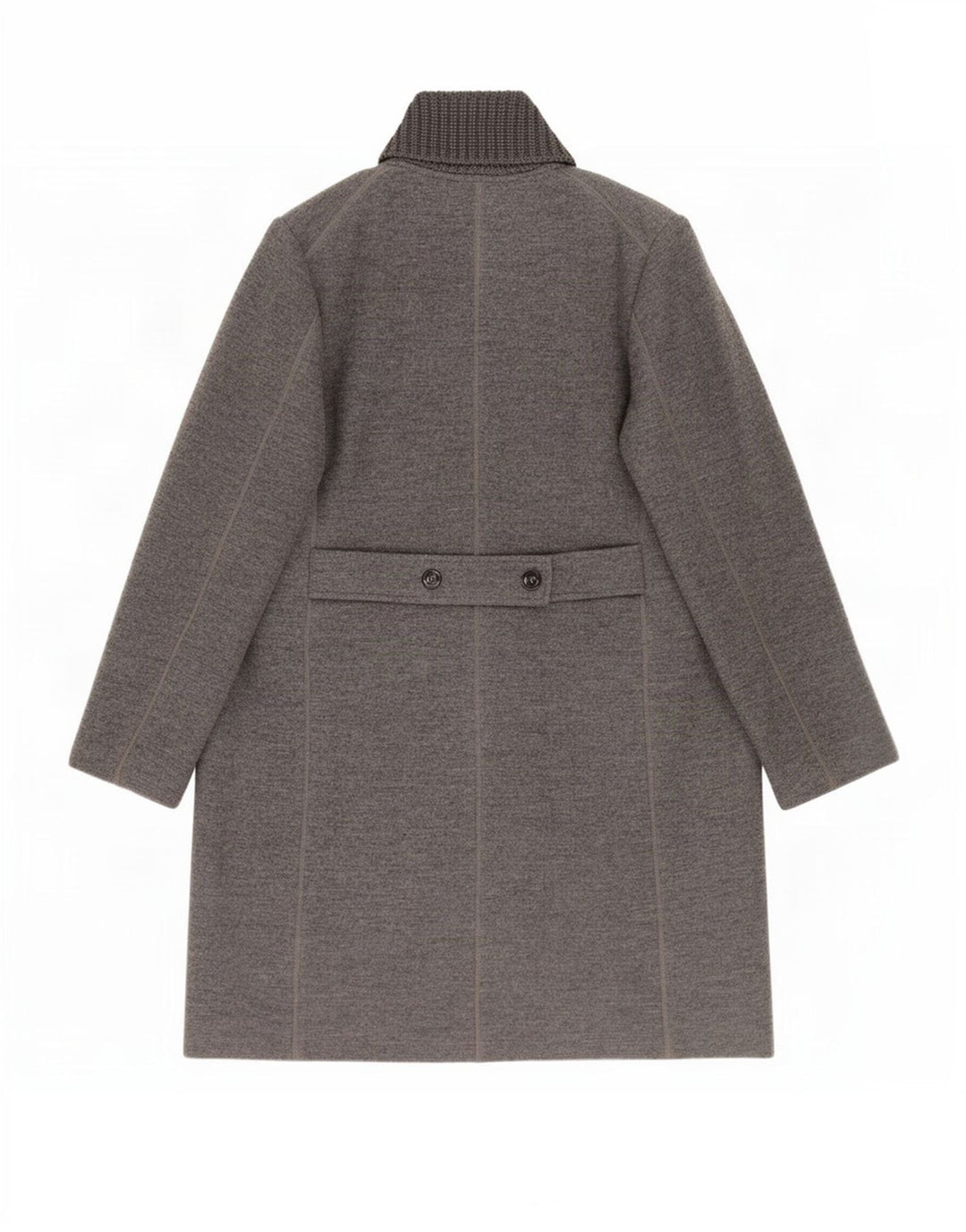 Fay Damenmantel UK 18 XL Graue Schurwolle