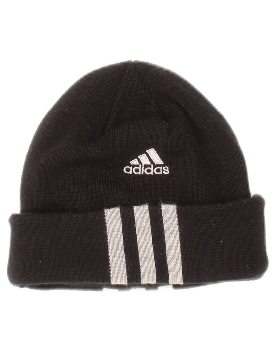 Adidas Jungen Mütze One Size Schwarz Gestreift Polyester