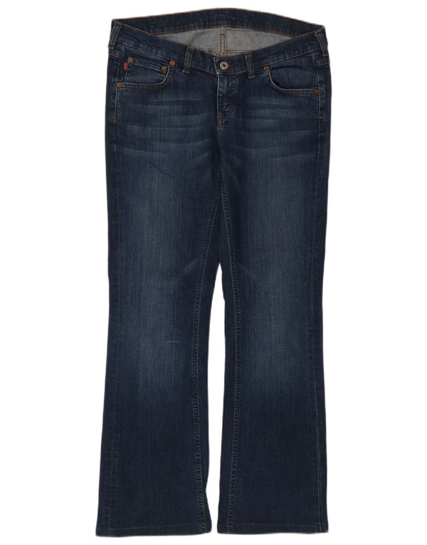 Mustang Damen Bootcut Jeans W30 L29 Blaue Baumwolle