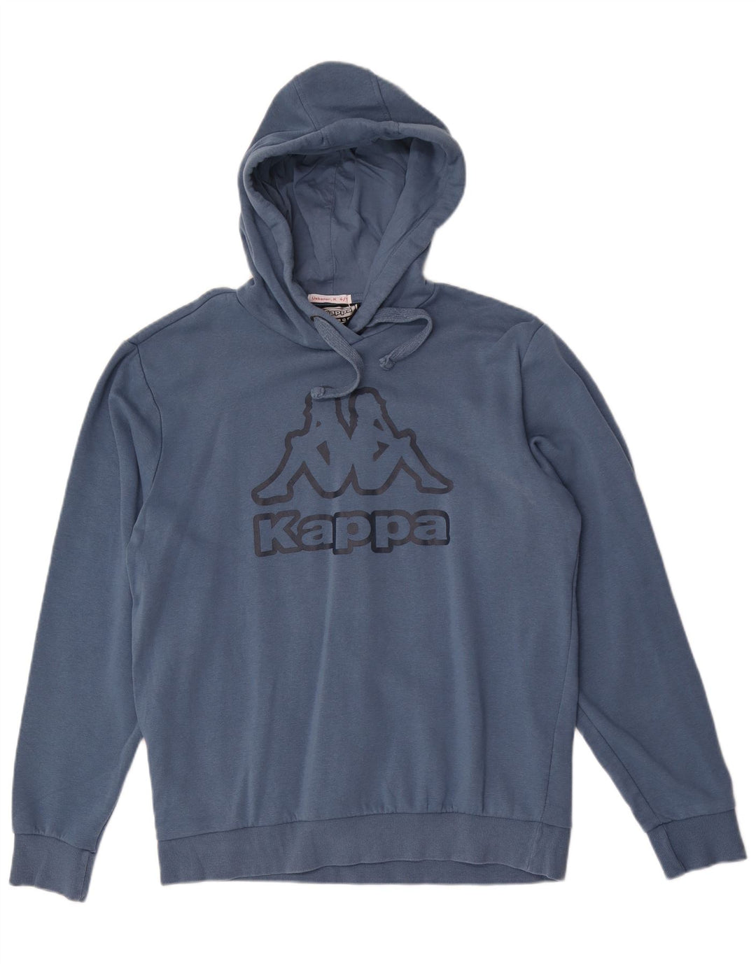 Kappa Herren Graphic Hoodie Pullover Large Marineblau