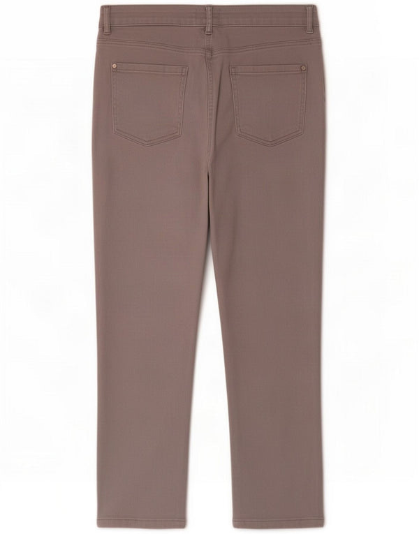 M&Co Damen-Cropped-Jeans UK 16 Large W34 L24 Graue Baumwolle