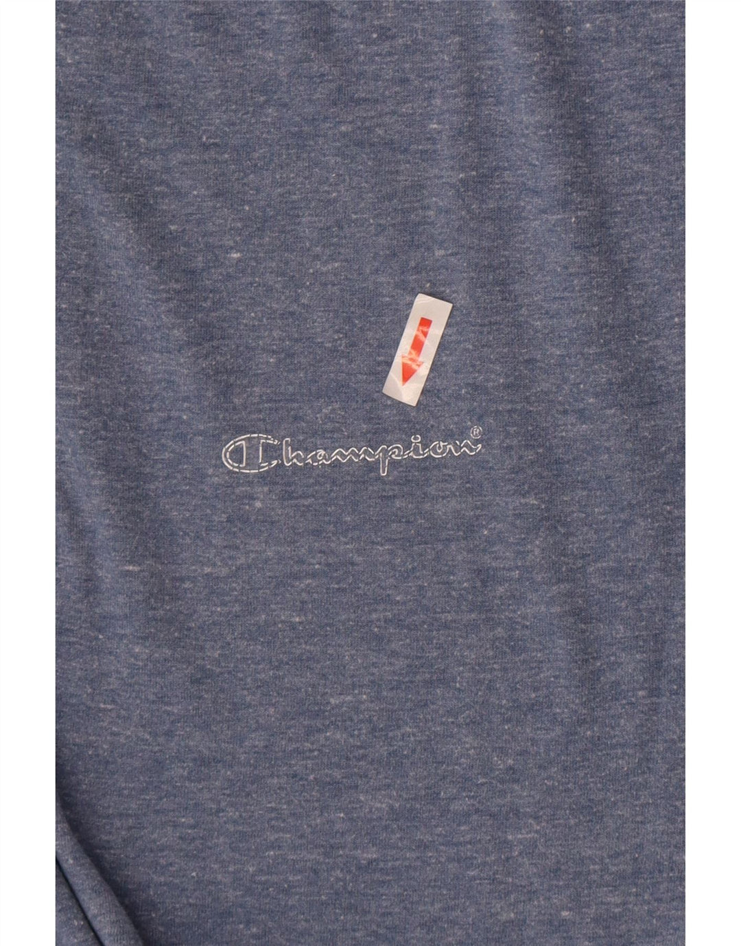 Champion Herren T-Shirt Top XL Blau meliert Baumwolle