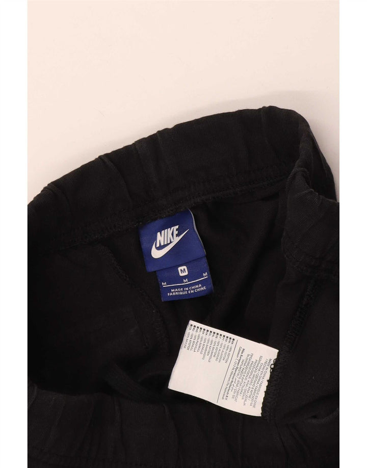 Nike Herren-Sportshorts, mittelgroß, schwarze Baumwolle