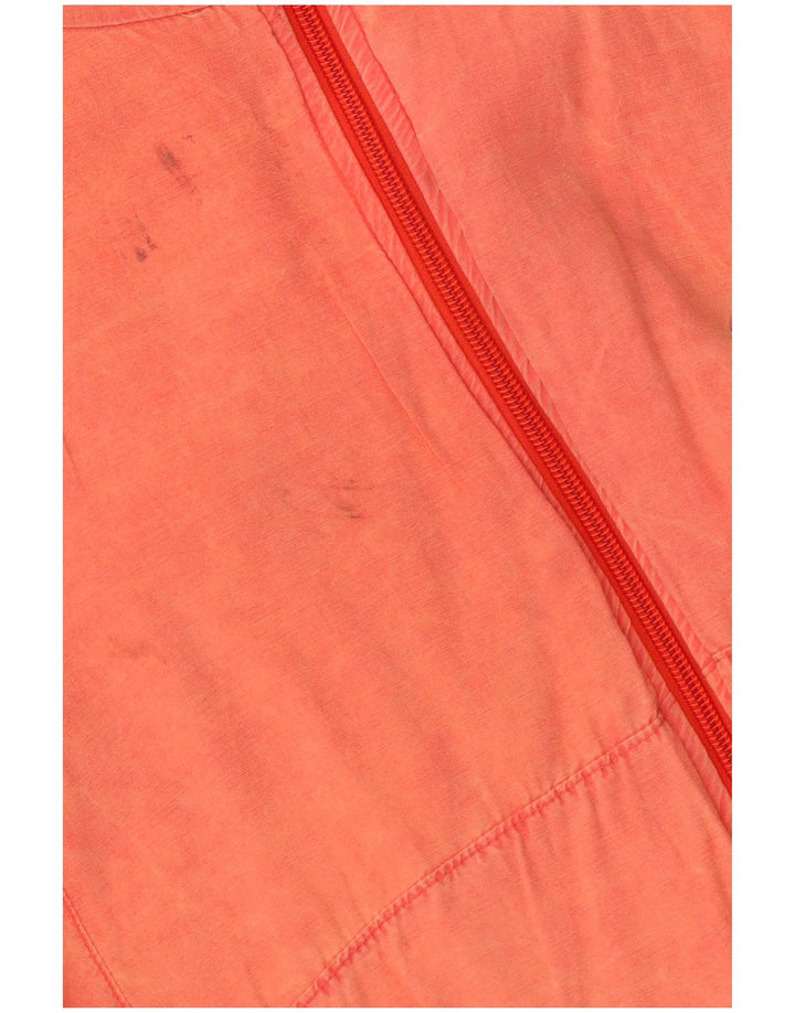 Vintage Herren-Trainingsanzug, IT 48, Mittelorange, Polyester