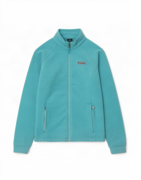 Columbia Fleecejacke für Mädchen, 15–16 Jahre, XL, Blau, Polyester